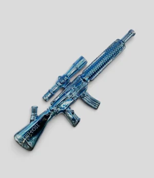 GLASS_PEW_PEW Get Lost M416 Glass Water Pipe – 24"