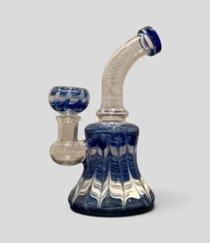 MINI_BUB Mini Raked Glass Bubbler – 6"