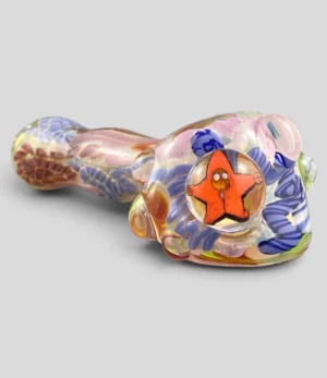 PeeJay Glass One-of-a-Kind Silver Fumed Spoon Pipe
