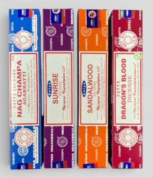 Satya incense sticks 15g boxes in assorted fragrances