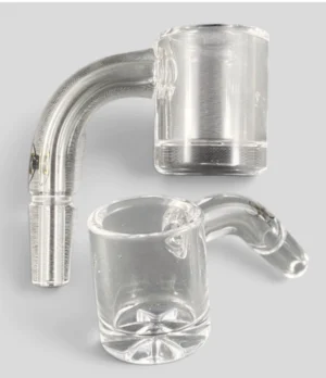Crystal Star Quartz Banger in 45° and 90° versions with 10 mm male joints