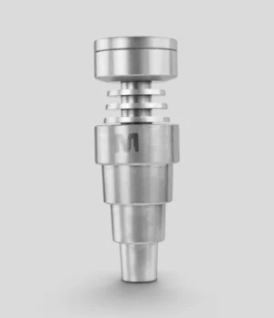 Marley 6-in-1 Titanium Skillet Nail assembled with removable top and universal fitting