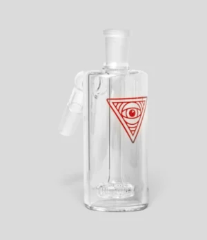 Red Eye Glass UFO Perc Ash Catcher 14mm 45 degree